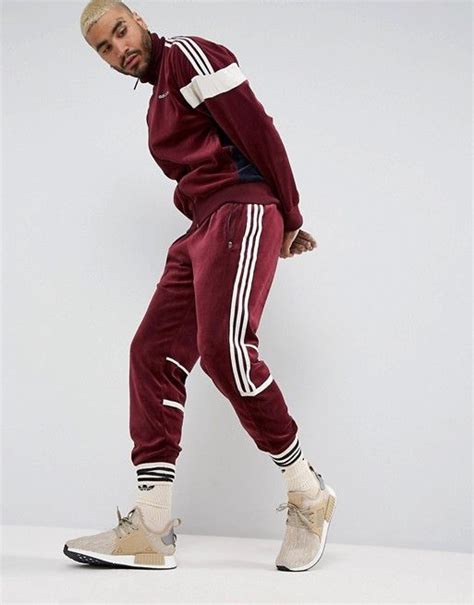 velour tracksuit men sale